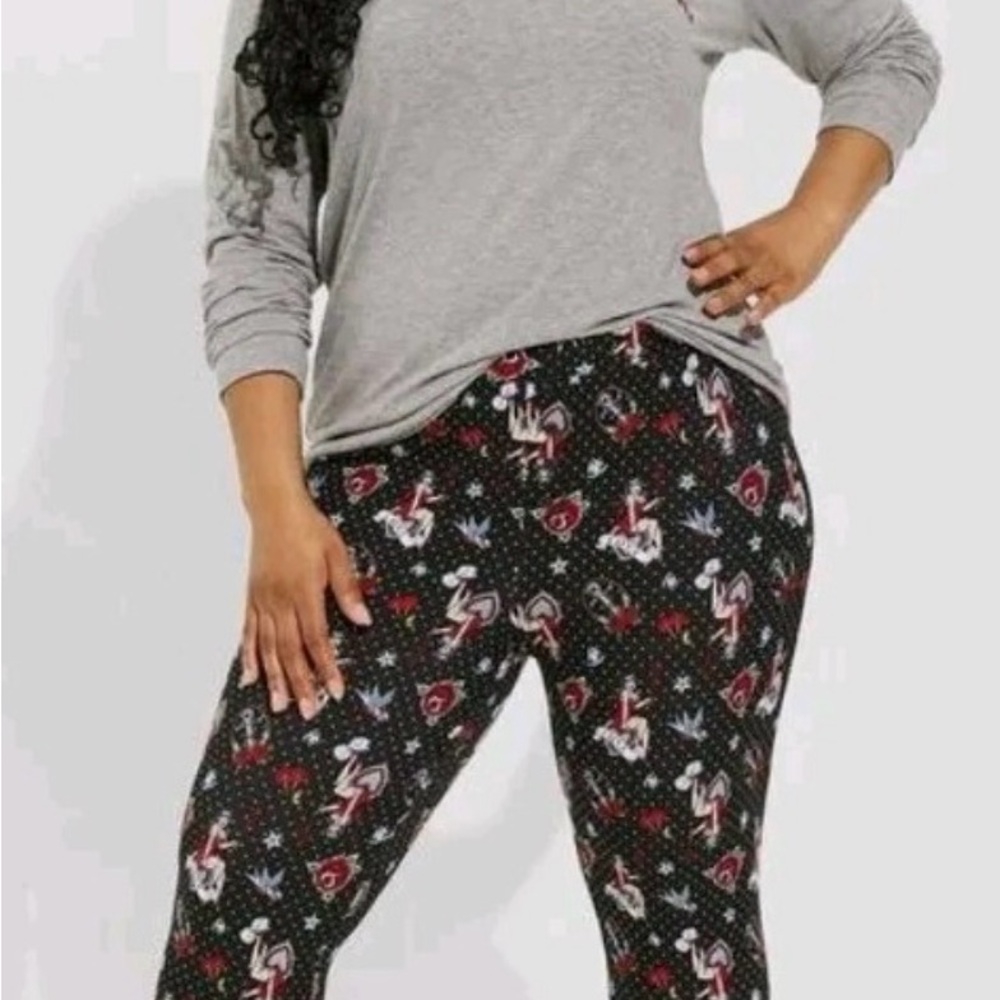 Torrid Black and White Patterned Sleepwear